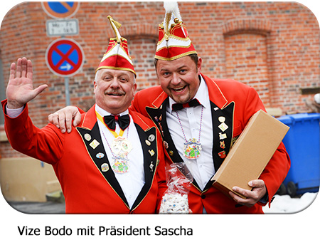 Vize Bodo und Präsident Sascha